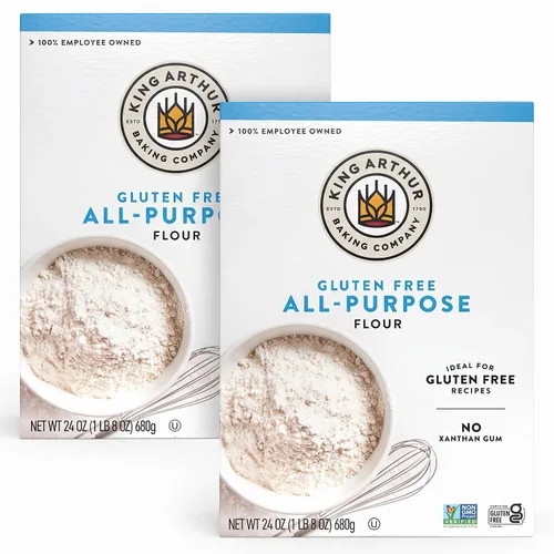 Vista 10 de King Arthur Harina multiusos sin gluten, 24 onzas (paquete de 1) - Proyecto verificado sin OMG, certificado Kosher