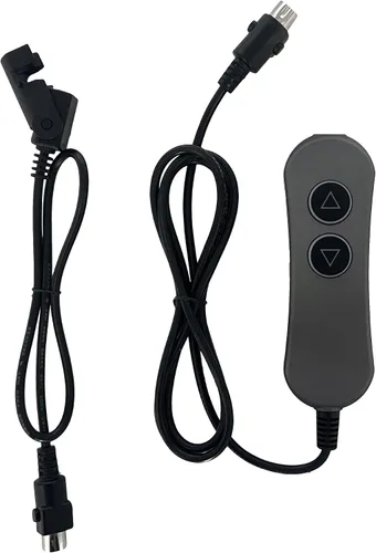 Vista 4 de Sillas elevadoras reclinables eléctricas 2 botones 5 clavijas controlador de teléfono remoto control de mano con USB y retroiluminación