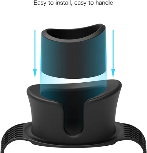 Vista 7 de Portavasos para sofá - Watruer El soporte antiderrame definitivo de silicona para tus bebidas en tu sofá o sofá - Negro