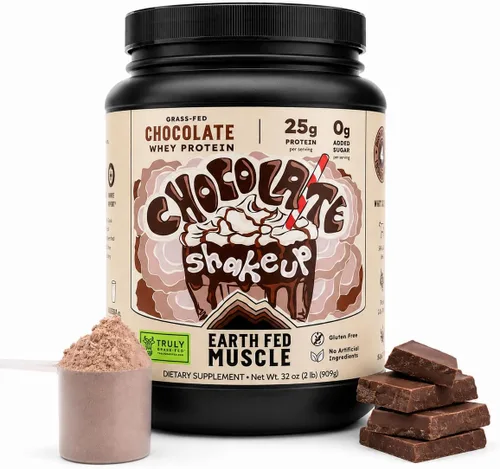 Vista 22 de Earth Fed Muscle Dark Arts - Suero de chocolate negro salado, una porción