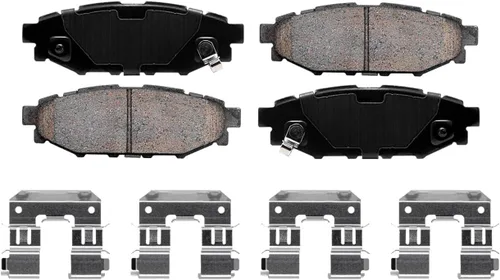 Vista 6 de Detroit Axle - Pastillas de Freno para Subaru Outback Forester Impreza Legacy, Pastillas de Freno Cerámica Delanteras y Traseras con Reemplazo