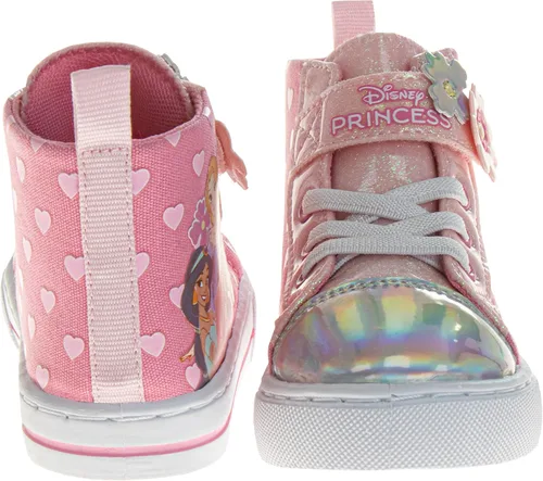Vista 3 de Minnie Mouse Frozen Encanto - Tenis casuales de lona para niños y niñas Anna Elsa Maribel (tallas 6-12 para niños pequeños - niño pequeño)