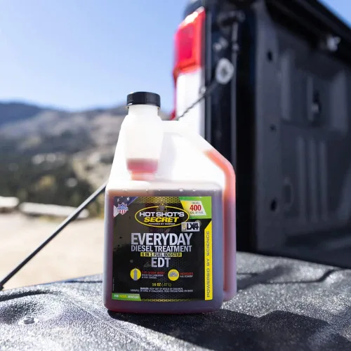 Vista 9 de HOT SHOTS Secret Diesel Fuel System Cleaner and Treatment Bundle (64 onzas líquidas + 16 onzas líquidas)