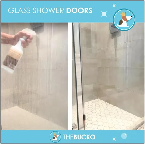 Vista 4 de Removedor de espuma de jabón y limpiador de mugre, ducha de baño de fuerza comercial, bañera, limpiador de vidrio, sin blanqueador, sin productos