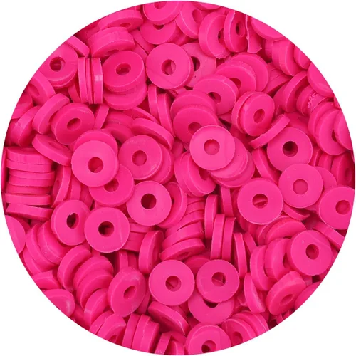 Vista 13 de Bundooraking - 2000 piezas de cuentas de arcilla negra (6 mm), cuentas Heishi para hacer joyas, pulseras y accesorios, paquete pequeño