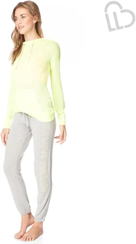 Vista 3 de Aeropostale Sudadera con capucha de punto a rayas para mujer