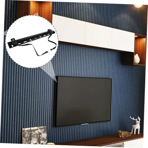 Vista 2 de Televisores LCD compatible fácil instalar sin taladro Tv soporte de pared 55 pulgadas soporte robusto en forma de L Como se muestra