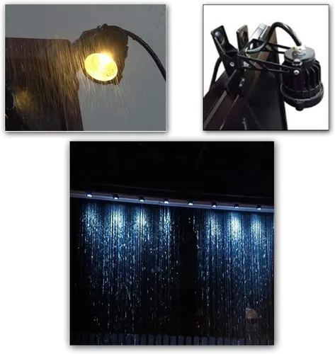Vista 6 de Lámpara LED con clip de 5 W, luz direccional de bala con abrazadera, letrero impermeable para exteriores, iluminación de pizarra, lámpara de trabajo