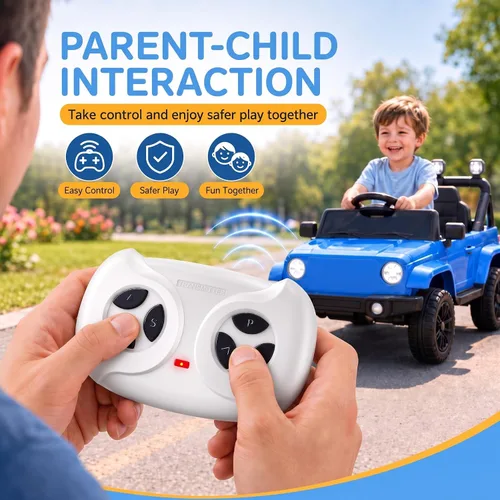 Vista 7 de Control remoto 2.4G para niños de 12 V eléctrico en coche/camión/autos