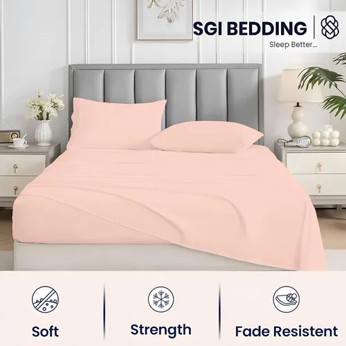 Vista 4 de SGI Bedding - Juego de sábanas de lujo de 4 piezas de algodón egipcio para RV tamaño King - 1000 hilos, sábanas 100% algodón, juego de sábanas