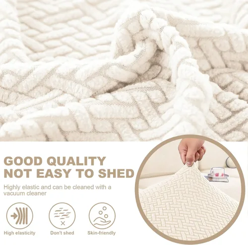 Vista 6 de Funda universal para sofá 2024, resistente al desgaste, fundas de cojín elásticas para sofá, fundas de sofá mágicas, protector de muebles