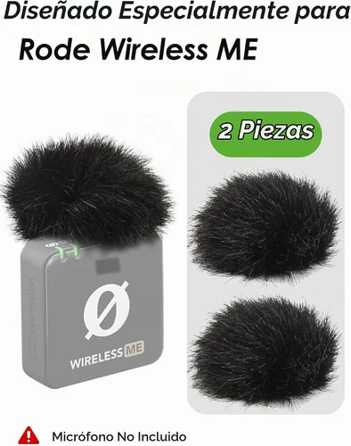Vista 2 de YOUSHARES 2PCS Wind Muff for Rode Wireless Go 2pcs_Rode W ME