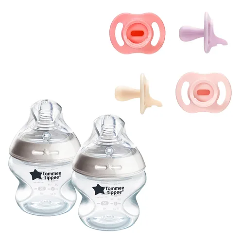Vista 9 de Tommee Tippee - Chupete ultraligero StayPut, Diseño de silicona de una sola pieza, 0.0-19.7 ft, paquete de 4