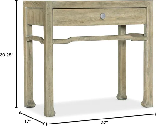 Vista 3 de Hooker Furniture Mesita de noche con un cajón para dormitorio Surfrider