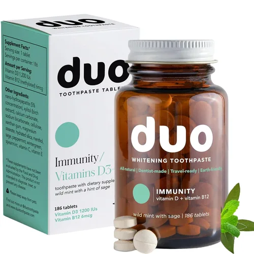 Vista 13 de Pastillas de dentífrico Duo Energy Cafeína + B12 con nanohidroxiapatita (nHa) - Blanqueamiento, remineralización y reducción de la sensibilidad