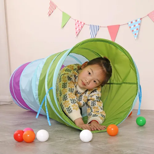 Vista 3 de Juguete de túnel de juguete desplegable para niños, bebés, niños pequeños, GBP