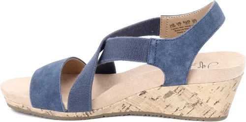 Vista 4 de Sandalia LifeStride Mexico, de cuña, para mujer