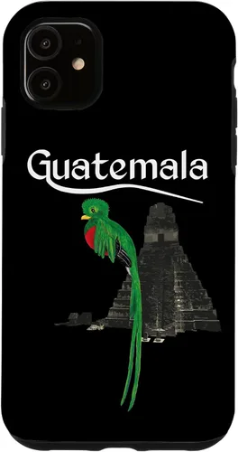 Vista 8 de Guate Quetzal Guatemala Maya Antigua Tikal Coban Volcan Cafe - Carcasa para iPhone 17