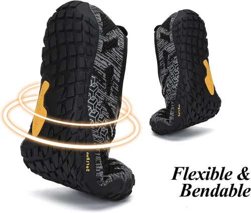 Vista 4 de SAGUARO Men's Women's Barefoot Minimalist Shoes Athletic Hiking Water Shoes for Aqua Swimming Trail Running Cross Training