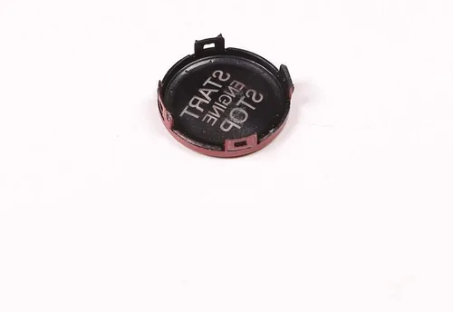 Vista 4 de Cubierta de botón de interruptor de arranque del motor de coche ABS Trim 1pc para Alfa Romeo Giulia Stelvio 2017 2018 2019 (rojo)