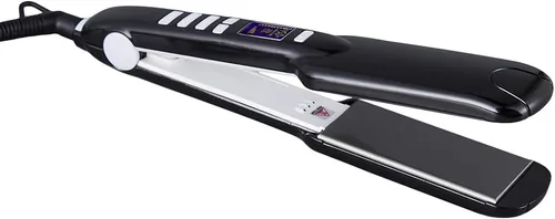 Vista 2 de Plancha de pelo profesional de titanio plancha de pelo queratina tratamiento planchas planas para salón