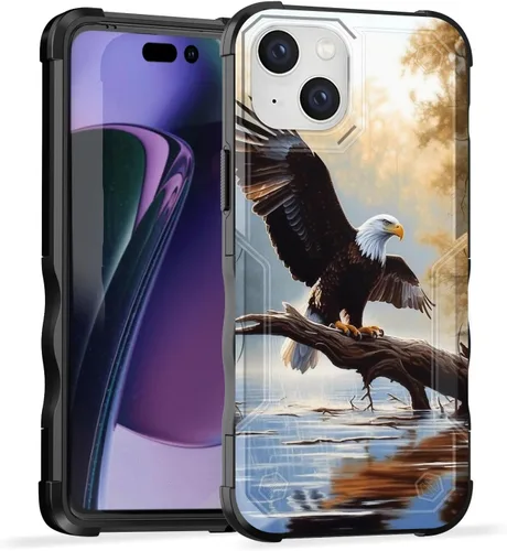 Vista 57 de Funda para iPhone Air, [doble capa] [protección contra caídas de grado militar de 10 pies] Funda resistente a prueba de golpes para iPhone Air