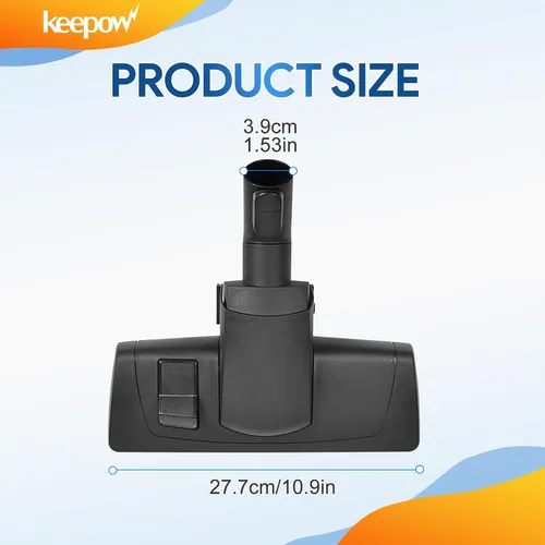 Vista 6 de KEEPOW 285-3 Accesorios de vacío Cabezal de cepillo compatible con Miele Compact Canister C1 Combination, cepillo clásico liso para piso