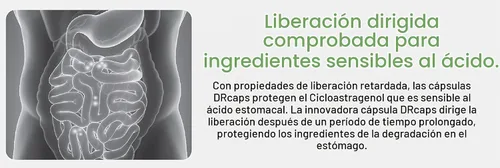 Vista 4 de Nature'sbliss Astragalósido IV protegido con ácido estomacal y superabsorción 99%, 50mg, 30caps