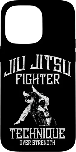Vista 21 de Martial Arts MMA Fighter Technique Over Strenght Jiu Jitsu Case for iPhone 16