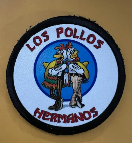 Vista 3 de Parche de Morale Los Pollos Hermanos. Hecho en los Estados Unidos!