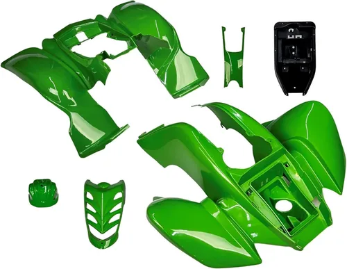 Vista 12 de Plástico para parachoques delantero RedCap ATV Quad para RedCat VX 150cc, Baja 90, Roketa, Yamoto 250cc, 110cc, 125cc (Negro)