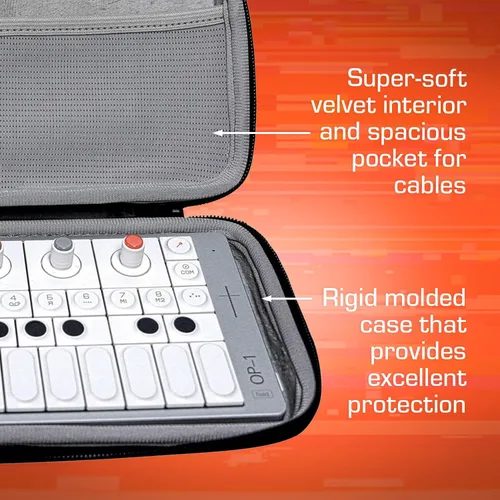 Vista 3 de ANALOG CASES Teenage Engineering OP-1 Field/OP-XY/OP-1 Case - Funda GLIDE Compacta de Ajuste Personalizado para Viajes