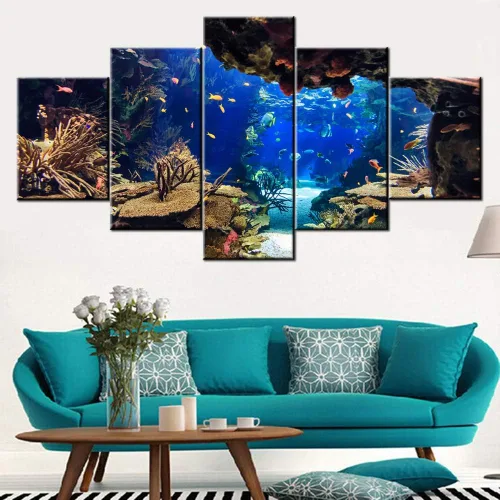Vista 9 de Pinturas de Pesca Americana Impresiones HD sobre Lienzo