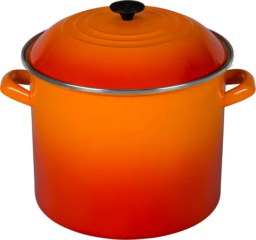 Vista 11 de Le Creuset - Olla esmaltada en acero, 16 cuartos de galón, Cerise