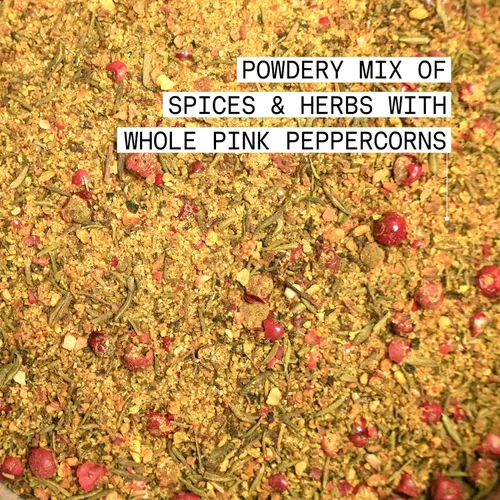 Vista 4 de Spiceology - Mezcla de condimentos multiusos de tomillo de limón y pimienta rosa (sin sal) - Rub de especias de pimienta y limón - Uso en: pollo