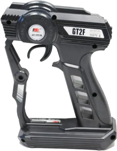 Vista 3 de Flysky FS-GT2F 2CH 2.4GHz transmisor sistema de radio con receptor A3 para RC coche barco