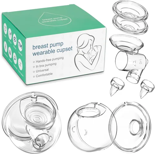 Vista 9 de Piezas de extractor de leche portátil, brida de copa colector de leche de 0.94 pulgadas, compatible con Momcozy/TSRETE S9/S10/S12, accesorios