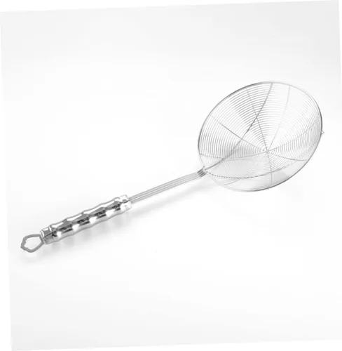 Vista 5 de Colador de malla de alambre de acero inoxidable, colador de filtro de aceite de cocina, colador de grasa para colador, tamiz de alimentos