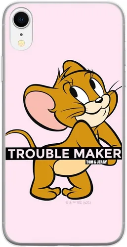 Vista 9 de ERT GROUP Funda de teléfono móvil para iPhone XR Original y con licencia oficial Tom & Jerry Patrón 004 adaptado de manera óptima a la forma del Tom