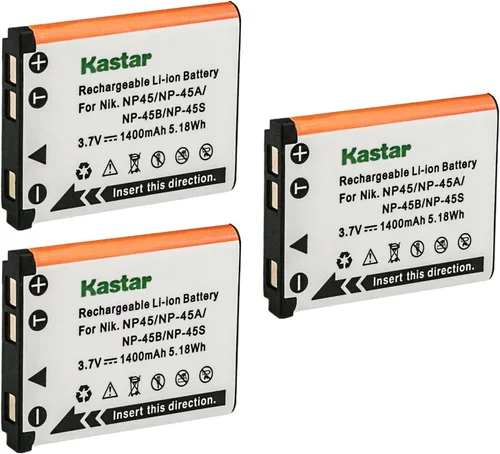 Vista 4 de Kastar FNP-45 - Batería de repuesto para Fujifilm FinePix JV105 FinePix JV150 FinePix JV155 FinePix JV160 FinePix JV200 FinePix JV205 FinePix JV250