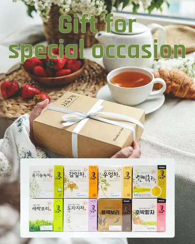 Vista 7 de Té de rocío dulce de hortensias coreanas 0.04 oz X 40 bolsas de té