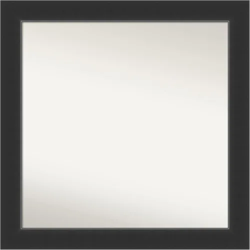 Vista 89 de Amanti Art Espejo personalizado, espejo de baño negro Astor, espejo de pared o espejo de tocador de baño sobre el fregadero (25 x 25 pulgadas)