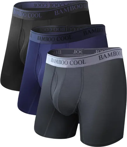 Vista 15 de BAMBOO COOL Calzoncillos tipo bóxer para hombre, ultra transpirables