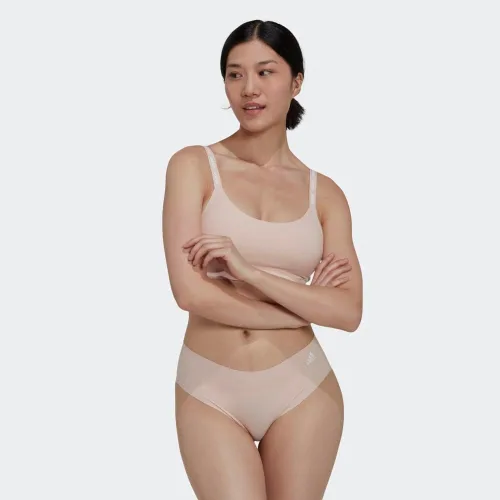 Vista 3 de adidas Sujetador sin costuras sin costuras Micro Flex para mujer