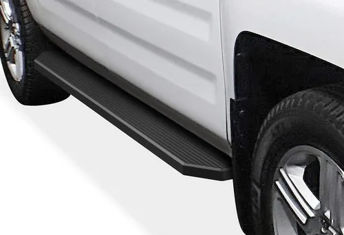 Vista 8 de APS Estribos negros estilo compatible con Honda Ridgeline 2006-2014 Crew Cab (barras nerf barras laterales escalones laterales)