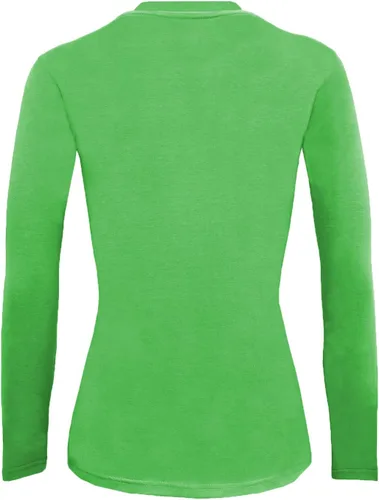 Vista 110 de Natural Uniforms Camiseta Under Scrub para mujer, cuello redondo, manga larga, paquete de 3, paquete múltiple de 3
