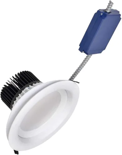Vista 11 de Sylvania - Kit de luz empotrable de 5 pulgadas/6 pulgadas con tecnología LightSHIELD, LED germicida, 9 W = 65 W, 700 lúmenes, 5 CCT selección