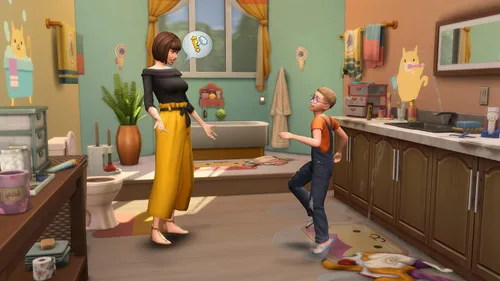 Vista 2 de Los Sims 4 - Baño desordenado - PC Código de juego en línea