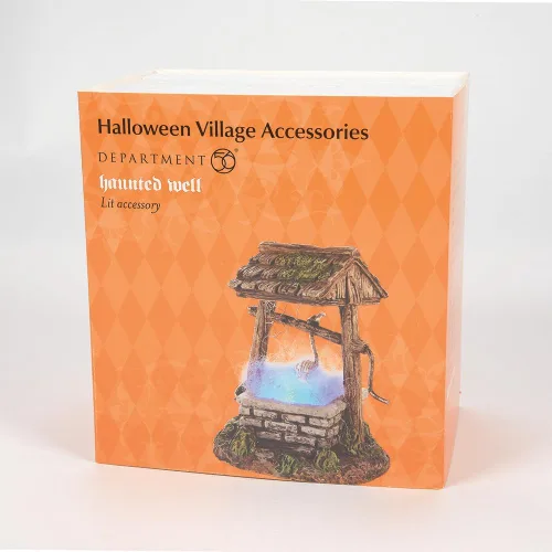 Vista 7 de Department 56 Accesorios para Villages Halloween Haunted Well Lit Figurine, 2.76 pulgadas