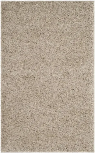 Vista 10 de SAFAVIEH Arizona Shag Collection ASG820A - Alfombra de pasillo, 2 pies 3 pulgadas x 6 pies, color crema, diseño sólido, no desprende pelusa y fácil